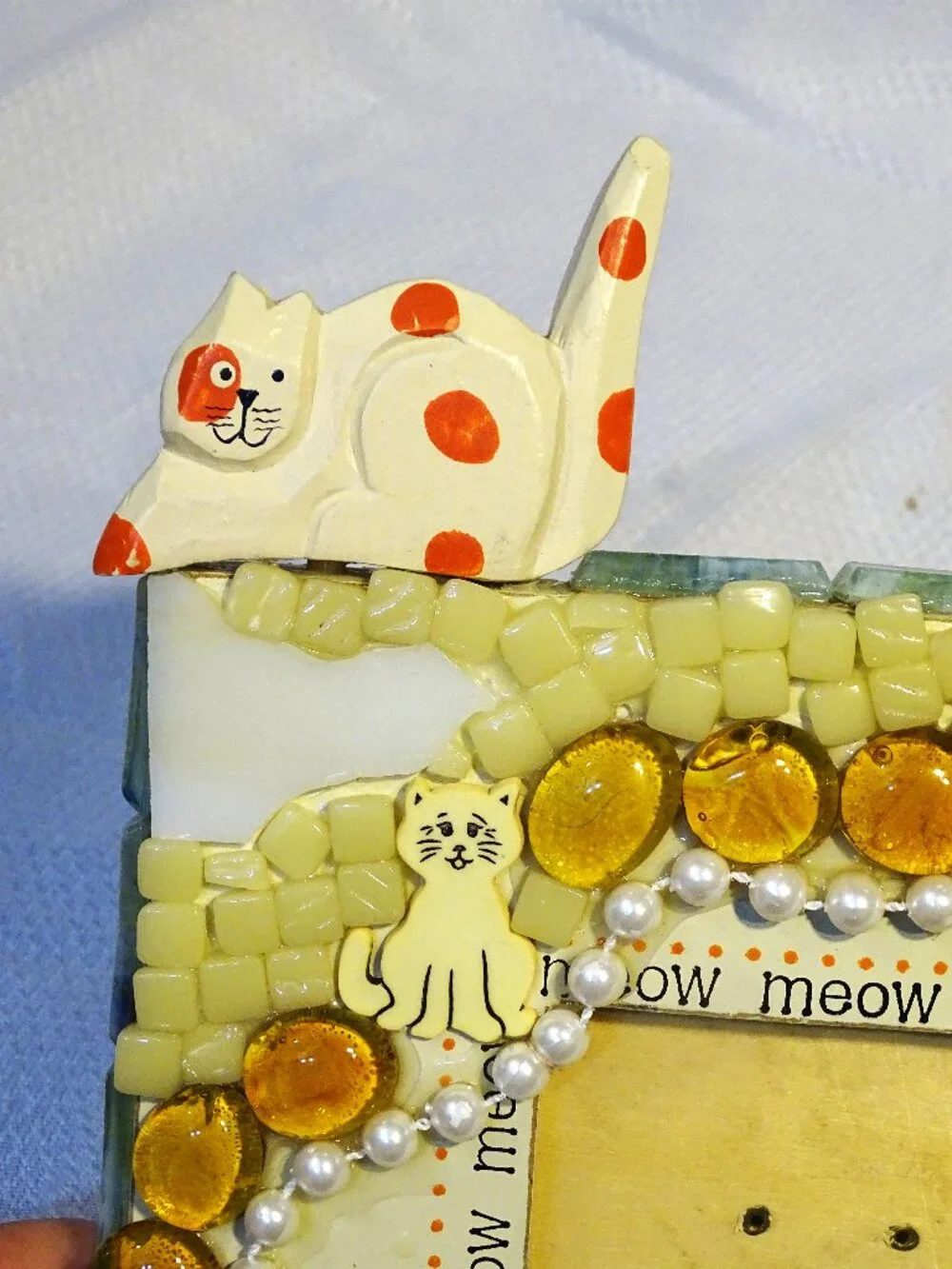 Gorgeous Cat Picture Frame 7 1/2